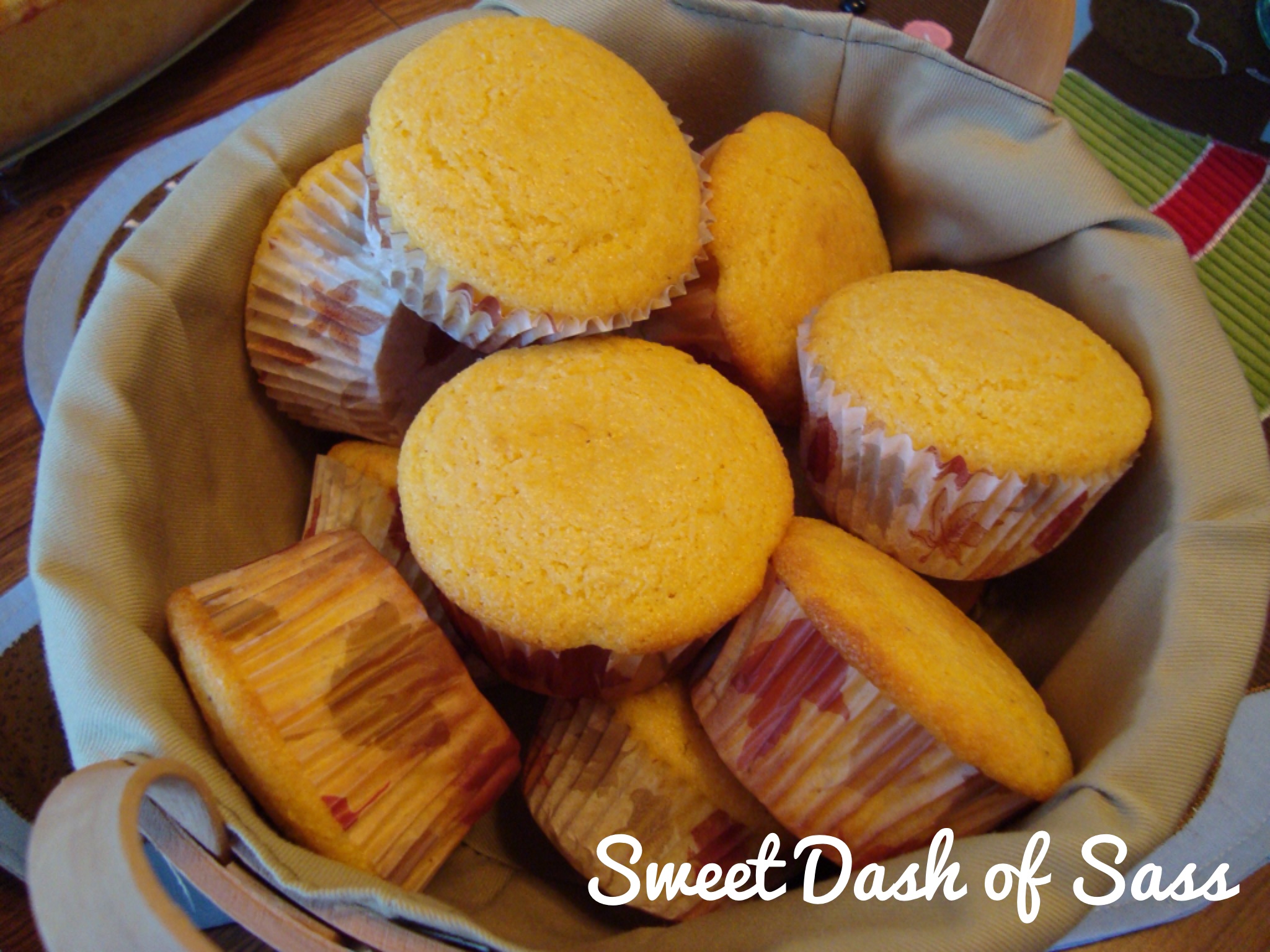 Corn Bread Muffins - www.SweetDashofSass.com