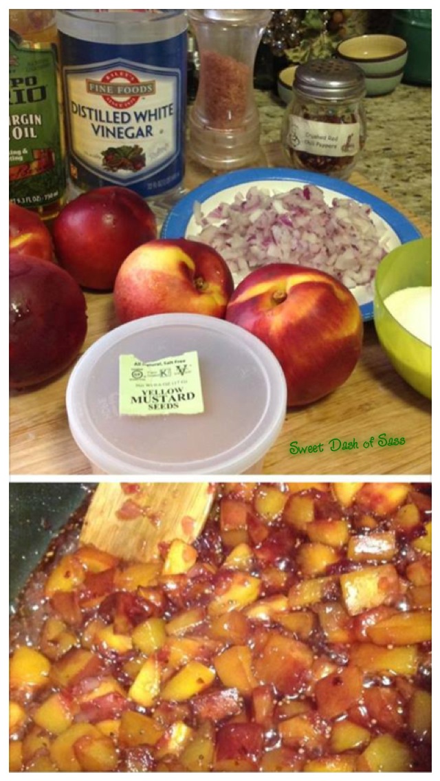 Nectarine Chutney - www.SweetDashofSass.com