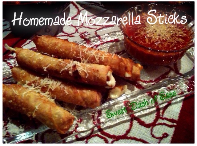 Homemade Mozzarella Sticks - www.SweetDashofSass.com