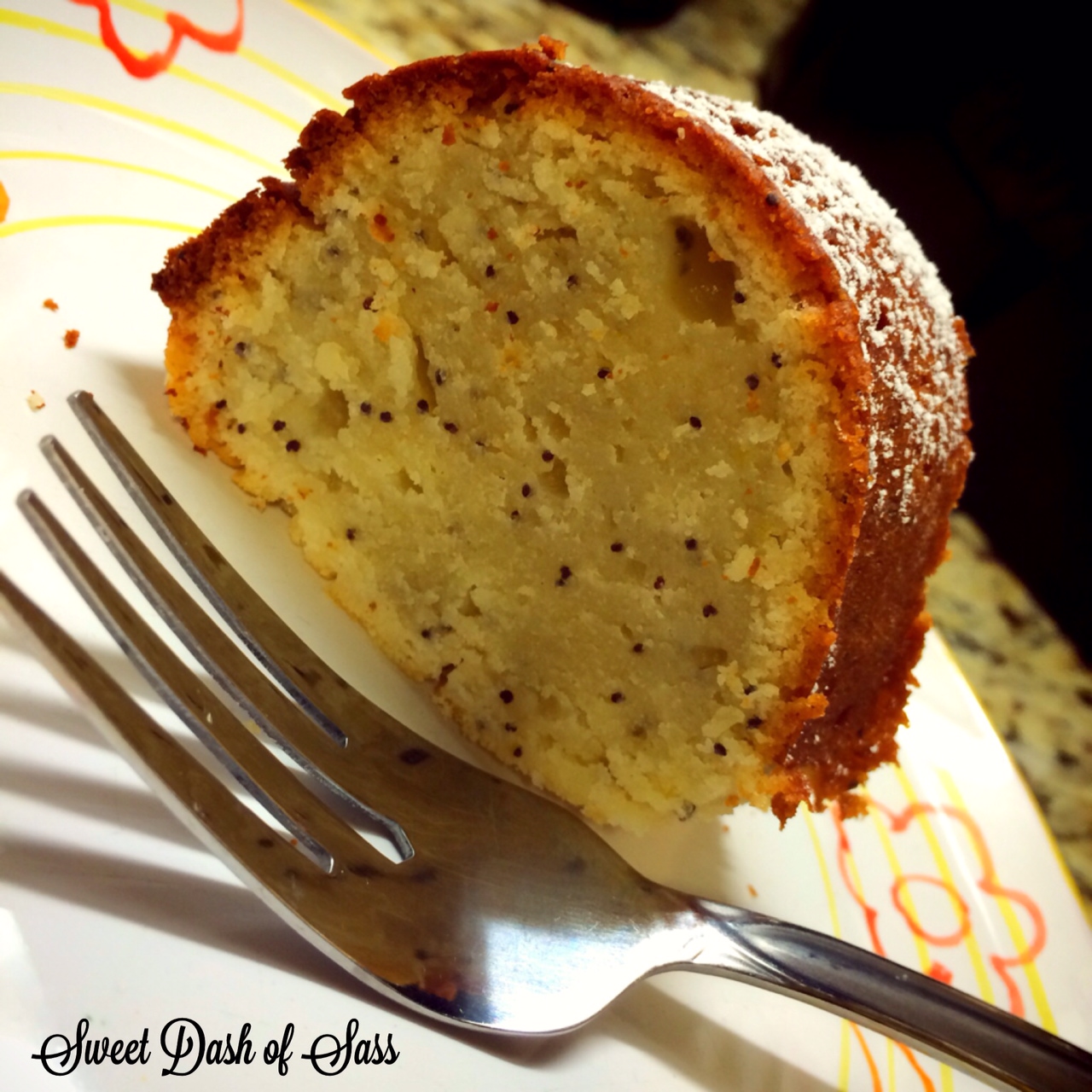 Meyer Lemon Poppyseed Cake - www.SweetDashofSass.com