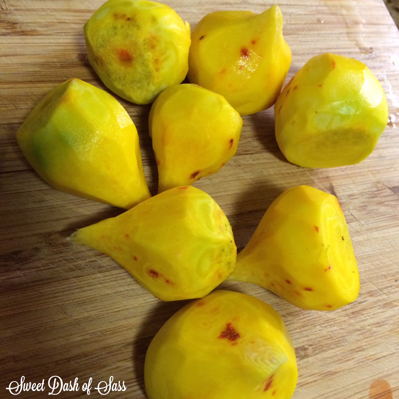 Roasted Golden Beets - www.SweetDashofSass.com