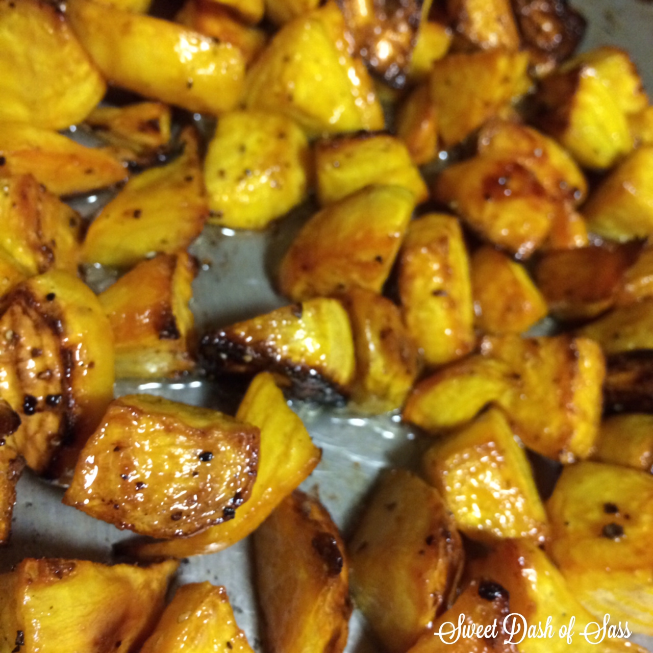 Roasted Golden Beets - www.SweetDashofSass.com