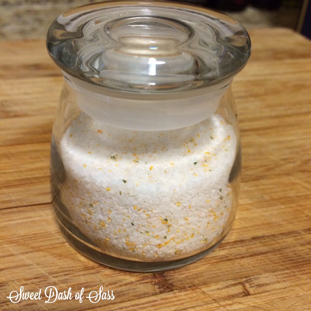 DIY Citrus Salt - www.SweetDashofSass.com