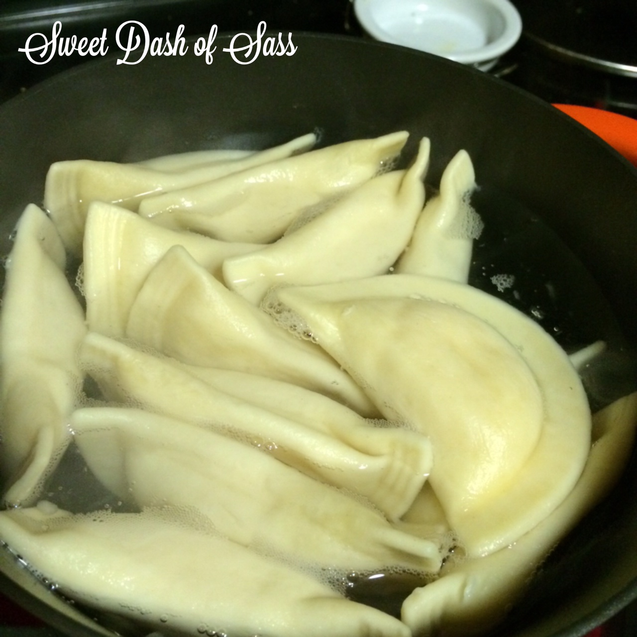 Chicken & Pierogi Stew - www.SweetDashofSass.com