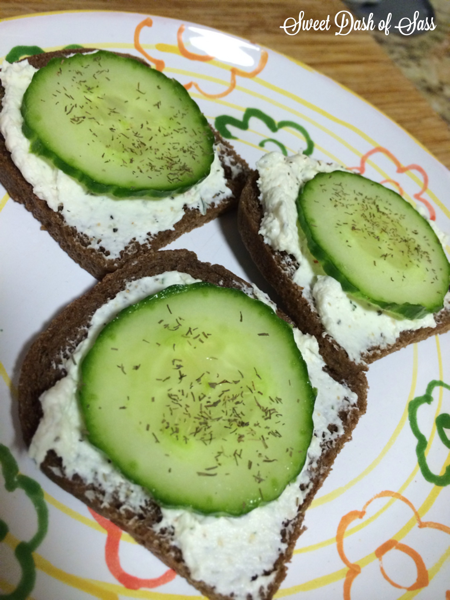 Easy Cucumber Appetizer, Recipe