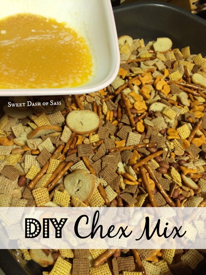 DIY Chex Mix - www.SweetDashofSass.com