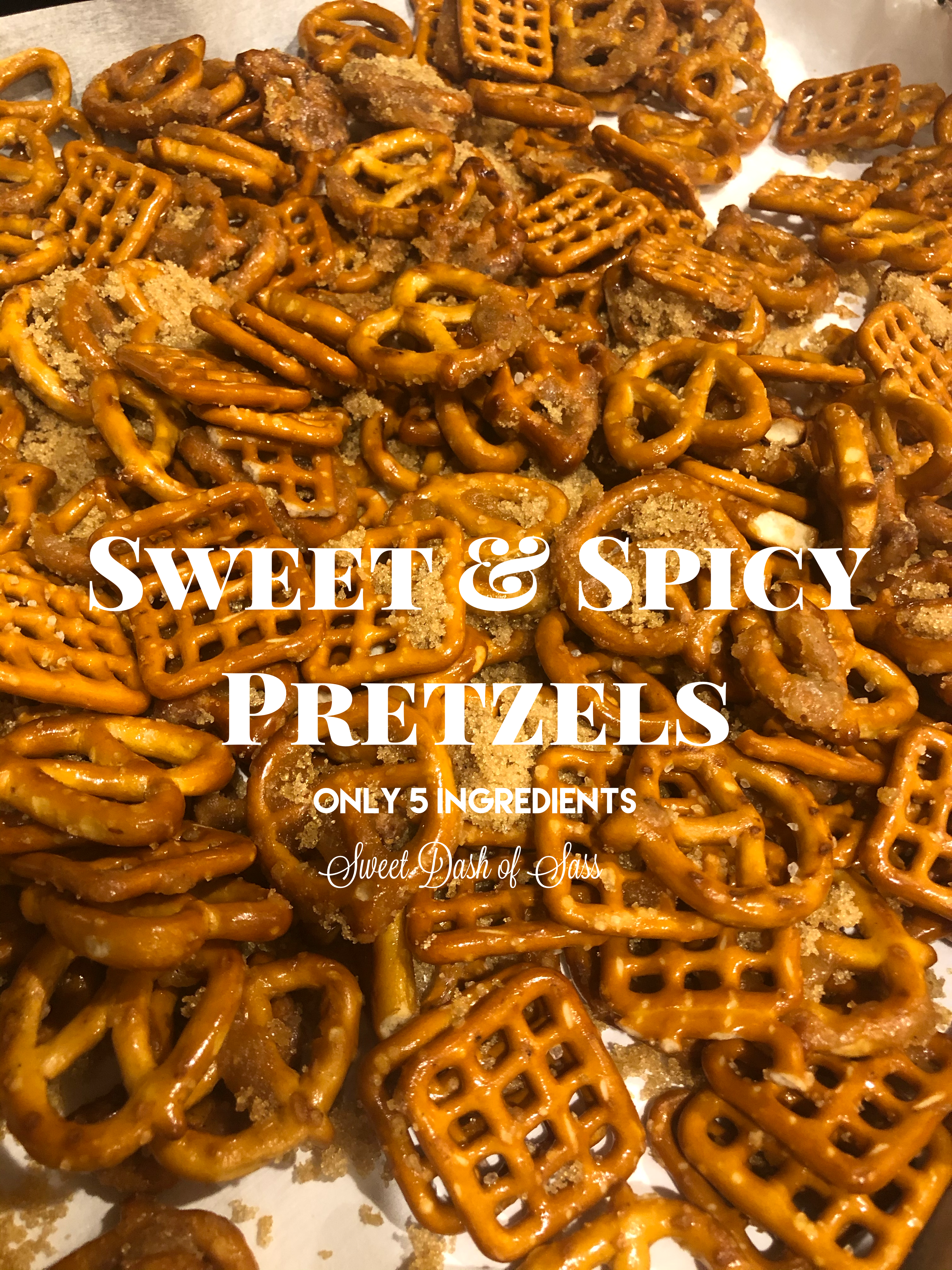 Sweet Spicy Pretzels